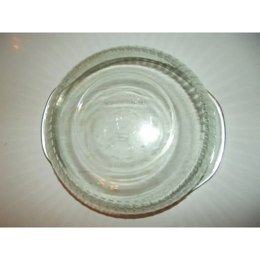 Pyrex 024 Clear Light Green Tint 2 Quart Casserole W/Lid